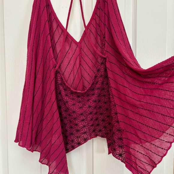 FREE PEOPLE Fuchsia Hypnotic Swing Tank Top Small NWT - Picture 8 of 15